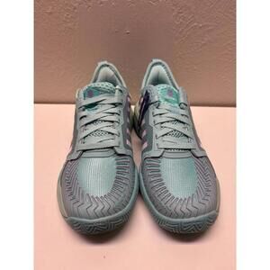 K-Swiss Womens Pickleball Supreme Shoes Size 5 Aqua & Purple FAST SHIP